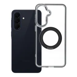 Etui na Samsung A57 Frame Circle Stand zgodne z MagSafe czarne