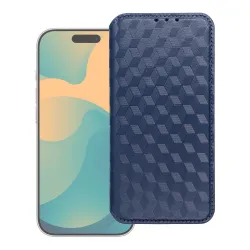 Etui z klapką na Xiaomi 17 PRO / 18 PRO Cubic Book niebieskie