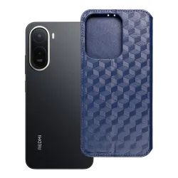Etui z klapką na Xiaomi Redmi A7 PRO Cubic Book niebieskie
