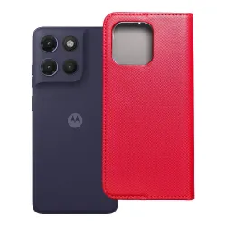 Etui z klapką na Motorola G17 POWER Smart Case Book czerwone