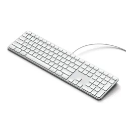 Klawiatura przewodowa USB A/USB C QWERTY Dual (Mac/Windows) Satechi Slim LX3 Wired szara