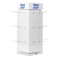 Stand Blue Star 4 stronny biały