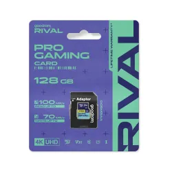 GOODRAM RIVAL Karta pamięci microSD 128GB 100MB/s class 10 UHS-I U3 V30 z adapterem SD