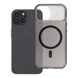 Etui na iPhone 15 Aurora zgodne z MagSafe czarne