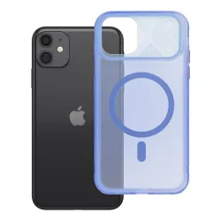 Etui na iPhone 11 Aurora zgodne z MagSafe niebieskie