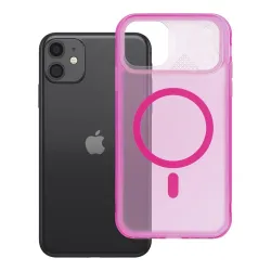 Etui na iPhone 11 Aurora zgodne z MagSafe różowe