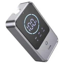 Powerbank 10000 mAh 2,4A 18W z funkcją rozruchu samochodu Hoco QS7 metaliczny szary
