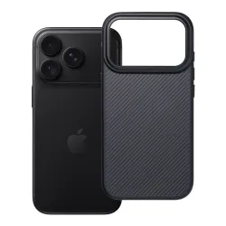 Etui na iPhone 18 Pro / 17 Pro Carbon Elite Mag Cover zgodne z MagSafe czarne