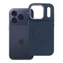 Etui na iPhone 18 Pro / 17 Pro Frame Mag Cover zgodne z MagSafe granatowe