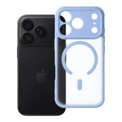 Etui na iPhone 18 Pro / 17 Pro Full Matte Mag Cover zgodne z MagSafe jasnoniebieskie