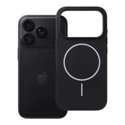 Etui na iPhone 18 Pro / 17 Pro Silicone 2mm (big hole) zgodne z MagSafe czarne