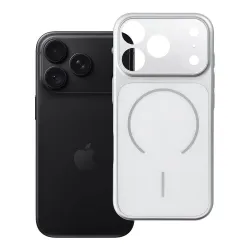 Etui na iPhone 18 Pro / 17 Pro Make zgodne z MagSafe srebrne