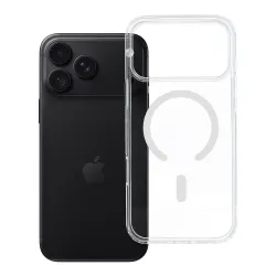 Etui na iPhone 18 Pro Max / 17 Pro Max Drop Glue Colorful Ring Mag Cover zgodne z MagSafe białe