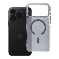 Etui na iPhone 18 Pro Max / 17 Pro Max Fiber zgodne z MagSafe szare