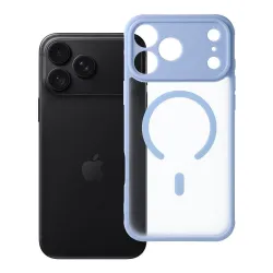 Etui na iPhone 18 Pro Max / 17 Pro Max Full Matte Mag Cover zgodne z MagSafe jasnoniebieskie