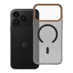 Etui na iPhone 18 Pro Max / 17 Pro Max Go Orange zgodne z MagSafe czarne