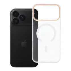 Etui na iPhone 18 Pro Max / 17 Pro Max Go Orange zgodne z MagSafe transparentne