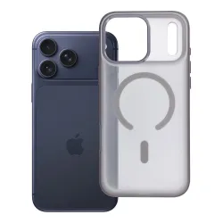 Etui na iPhone 18 Pro Max / 17 Pro Max Flexline Mag Cover zgodne z MagSafe szare