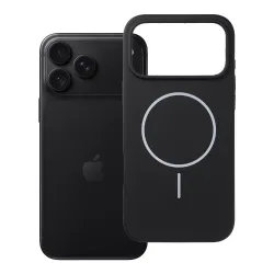 Etui na iPhone 18 Pro Max / 17 Pro Max Silicone 2mm (big hole) zgodne z MagSafe czarne
