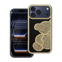 Etui na iPhone 18 Pro Max / 17 Pro Max Teddy Bear złote