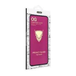 Szkło Hartowane 6D do iPhone 18 OG Premium Privacy Glass czarne