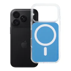 Etui na iPhone 18 Pro / 17 Pro Clear Fusion Mag Cover zgodne z MagSafe jasnoniebieskie