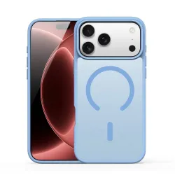DUX DUCIS futerał YIND kompatybilny z MagSafe do iPhone 18 Pro / 17 Pro (Open Ring Version) jasnoniebieski