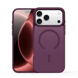 DUX DUCIS futerał YIND kompatybilny z MagSafe do iPhone 18 Pro / 17 Pro (Open Ring Version) dark cherry