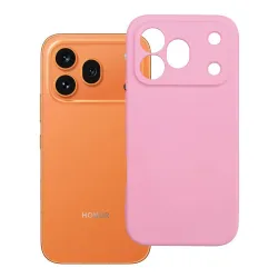 Etui na Honor 600 PRO Silicone pudrowy róż