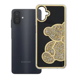 Etui na Samsung A07 / A08 Teddy Bear złote