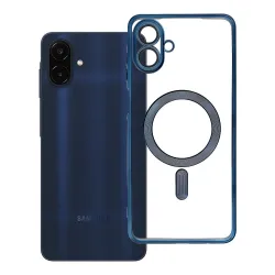 Etui na Samsung A08 Electro Mag Cover zgodne z MagSafe tytanowo niebieskie