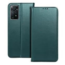 Etui z klapką na Oppo Reno 16 5G Smart Magneto ciemnozielone