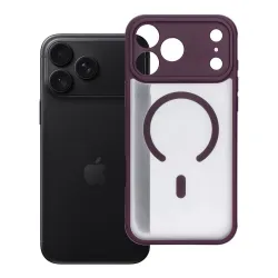 Etui na iPhone 18 Pro Max / 17 Pro Max Full Matte Mag Cover zgodne z MagSafe burgundowy