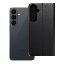 Etui z klapką na Samsung S26 FE Luna Book Gold czarne
