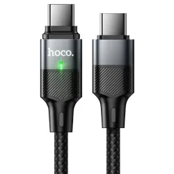 Kabel z końcówką magnetyczną USB C do USB C Hoco QC3.0 PD 5A 240W 1,2 m U159 czarny