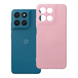 Etui na Motorola G57 / G57 Power Silicone pudrowy róż