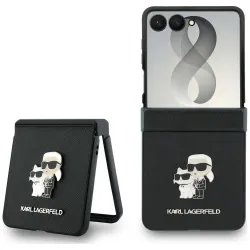 KARL LAGERFELD futerał do SAMSUNG GALAXY Z FLIP 8 (Karl&Choupette Saffiano Pins) czarny
