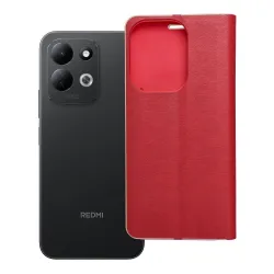 Etui z klapką na Xiaomi Redmi 17 4G / 17 5G EU Luna Book Gold czerwone