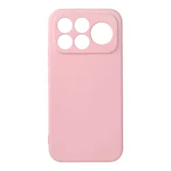 Etui na Poco F9 Pro Silicone pudrowy róż