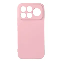 Etui na Poco F9 Ultra Silicone pudrowy róż