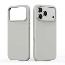 DUX DUCIS futerał PIEL LIQUID SILICONE kompatybilny z MagSafe do iPhone 18 Pro Max/17 Pro Max beżowy