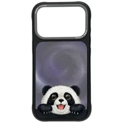 NIMMY futerał BIG EYED LYING GIANT PAND kompatybilny z MagSafe do IPHONE 18 Pro/17 Pro czarny