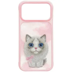 NIMMY futerał BIG EYED RAGDOLL do IPHONE 18 Pro/17 Pro różowy