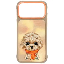 NIMMY futerał BIG EYED TEDDY POODLE do IPHONE 18 Pro Max/17 Pro Max brązowy