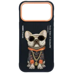 NIMMY futerał GLASSES COOL DOG do IPHONE 18 Pro Max/17 Pro Max czarny
