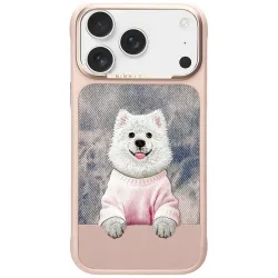 NIMMY futerał GENTLE PETS SERIES DOG kompatybilny z MagSafe do IPHONE 18 Pro/17 Pro różowy