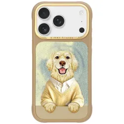 NIMMY futerał GENTLE PETS SERIES DOG kompatybilny z MagSafe do IPHONE 18 Pro Max/17 Pro Max brązowy