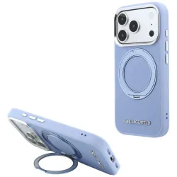 KARL LAGERFELD futerał do IPHONE 18 Pro Max/17 Pro Max kompatybilny z MagSafe (Saffiano Classic Logo) jasnoniebieski