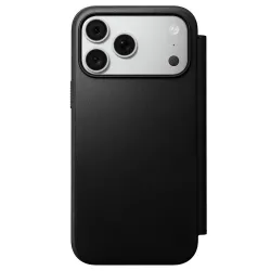 NOMAD futerał skórzany do IPHONE 18 Pro Max/17 Pro Max kompatybilny z MagSafe (Modern Leather Folio ECCO Leather) czarny
