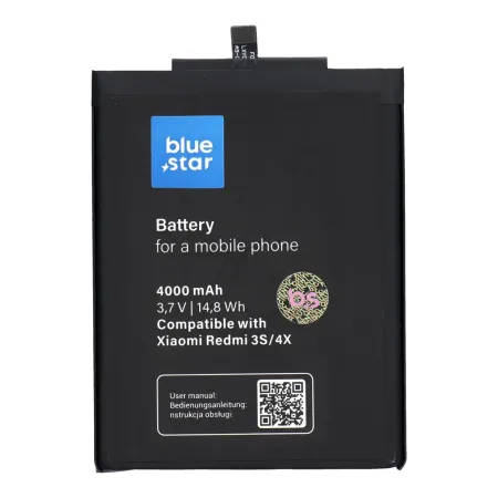 Bateria do Xiaomi Redmi 3 / 3S / 3X / 4X (BM47) 4000 mAh Blue Star